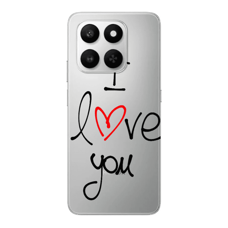 Honor Magic 400 Smart i love you Transparent Silicone TPU Θήκη
